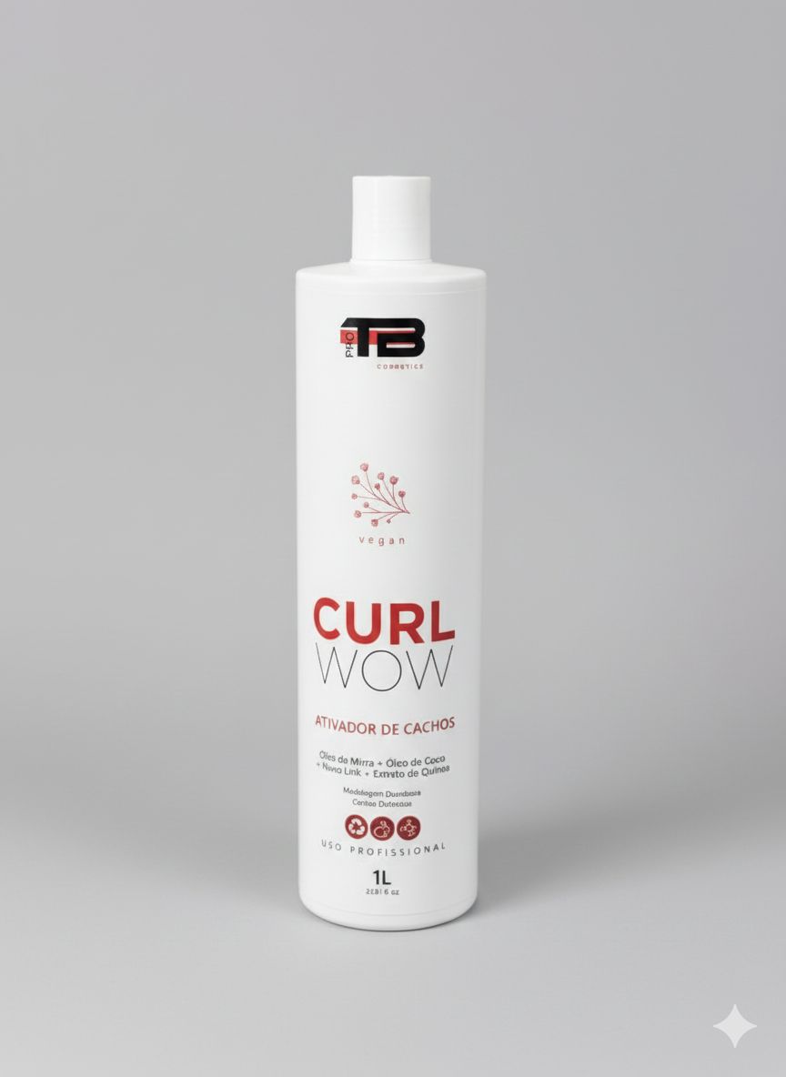 CURL WOW – Ativador de Cachos | TB Pro Cosmetics